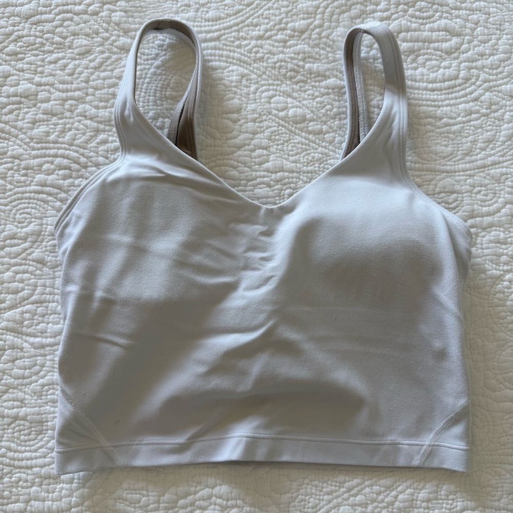White Lululemon Align Tank